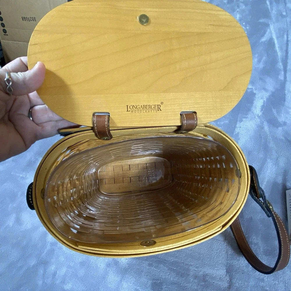 Longaberger Purse‎ Large Basket Collectors Club Country Estates Hand Woven New